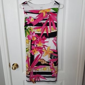 Cache multicoloured dress, Sz 8
